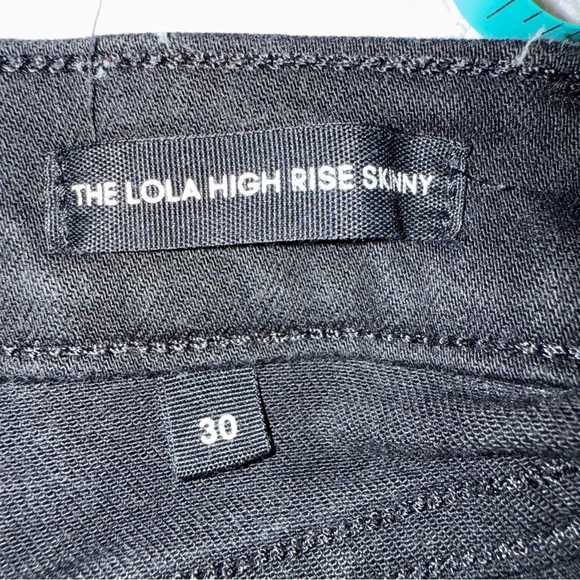 Denim Forum Black High Rise Jeans Slim Fit - Picture 9 of 10